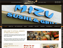 Tablet Screenshot of mizusushijax.com